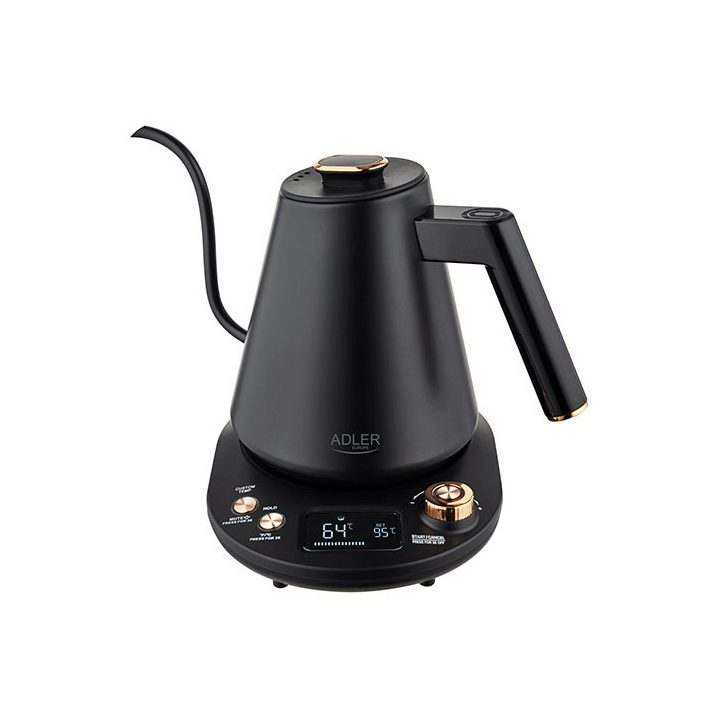 Adler AD 1349 Electric kettle with long spout 1.0L Black