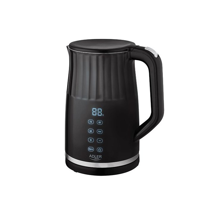Adler AD 1350 1.7L temperature-controlled LED electric kettle Black