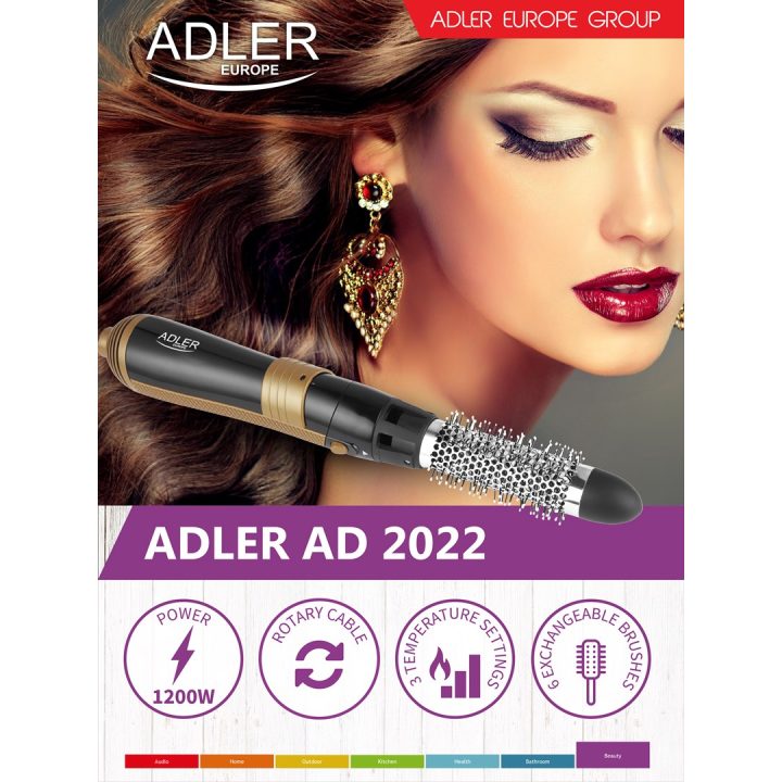 Adler AD 2022 Hair styling kit Black 1200 W