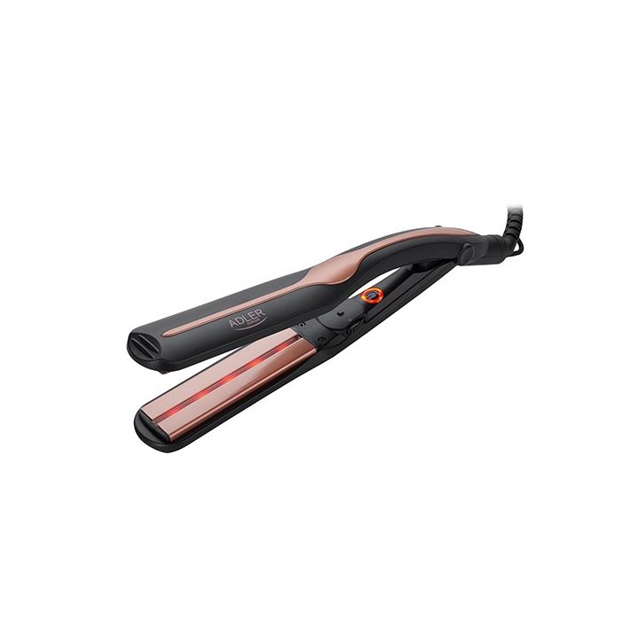 Adler AD 2318 hair styling tool Straightening iron Warm Black Coral 120 W