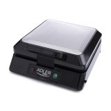 Adler AD 3036 waffle iron 4 waffle(s) Black Grey 1500 W