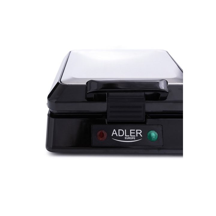Adler AD 3036 waffle iron 4 waffle(s) Black Grey 1500 W