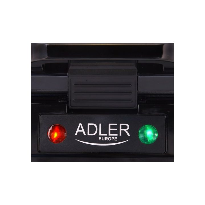 Adler AD 3036 waffle iron 4 waffle(s) Black Grey 1500 W