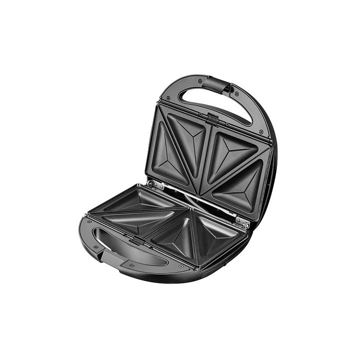 Adler AD 3040 sandwich maker 1200 W Black Grey