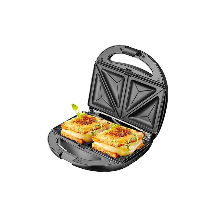 Adler AD 3040 sandwich maker 1200 W Black Grey