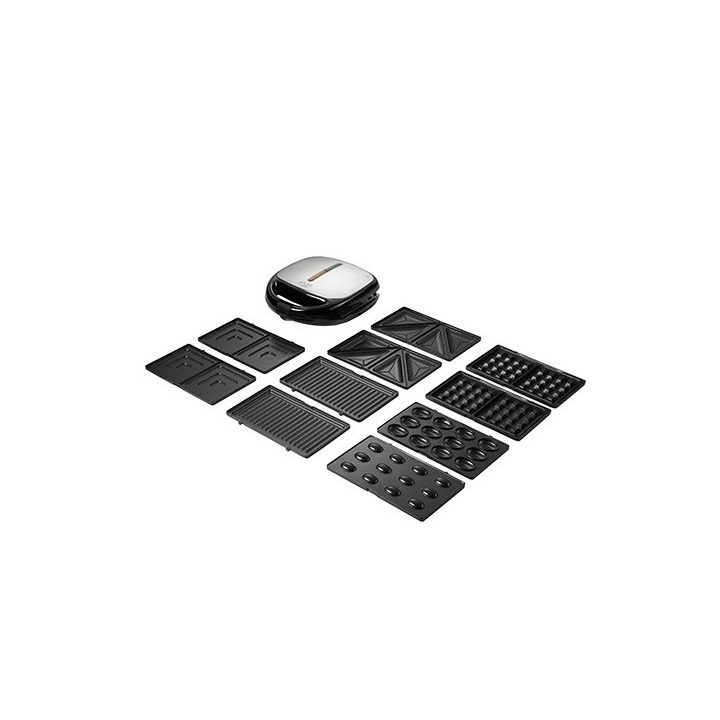 Adler AD 3040 sandwich maker 1200 W Black Grey
