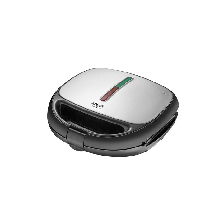 Adler AD 3040 sandwich maker 1200 W Black Grey