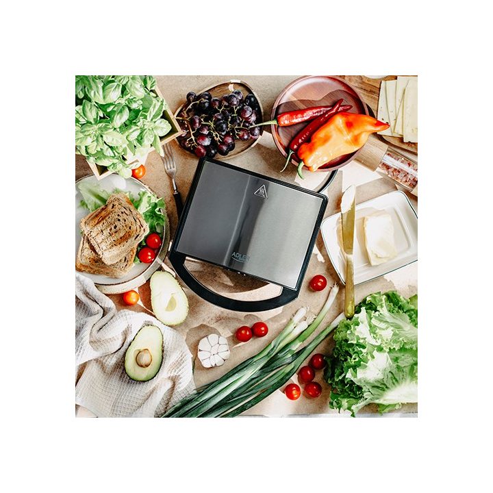 Adler AD 3069 Sandwich toaster Black