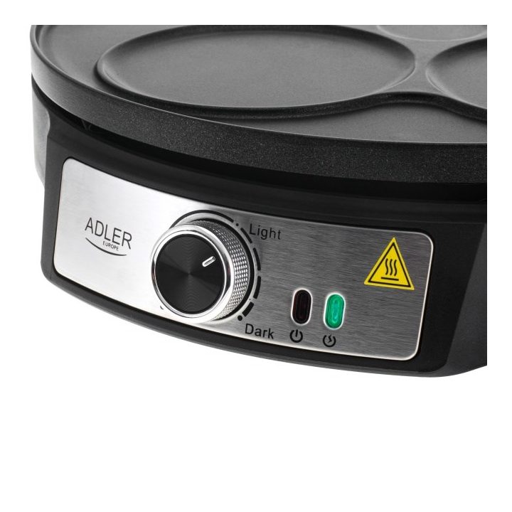 Adler AD 3093 Double-Sided Electric Pancake Maker 2 in 1 Black