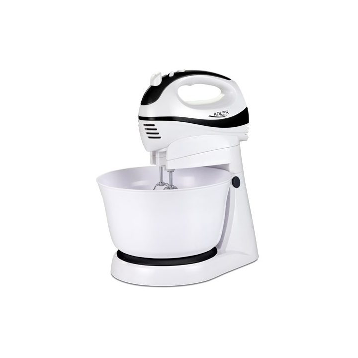 Adler AD 4206 Stand mixer Black White 300 W