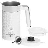 Adler AD 4494 milk frother/warmer Automatic Metallic White