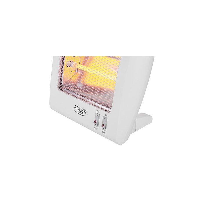 Adler AD 7709 Indoor White 800 W Quartz electric space heater