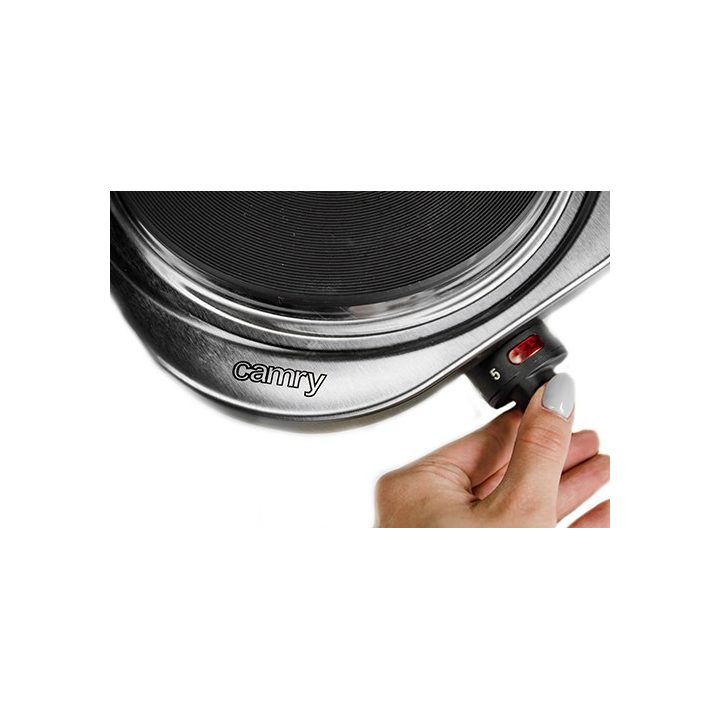 Adler CAMRY CR 6510 stove Freestanding Black Grey Electric