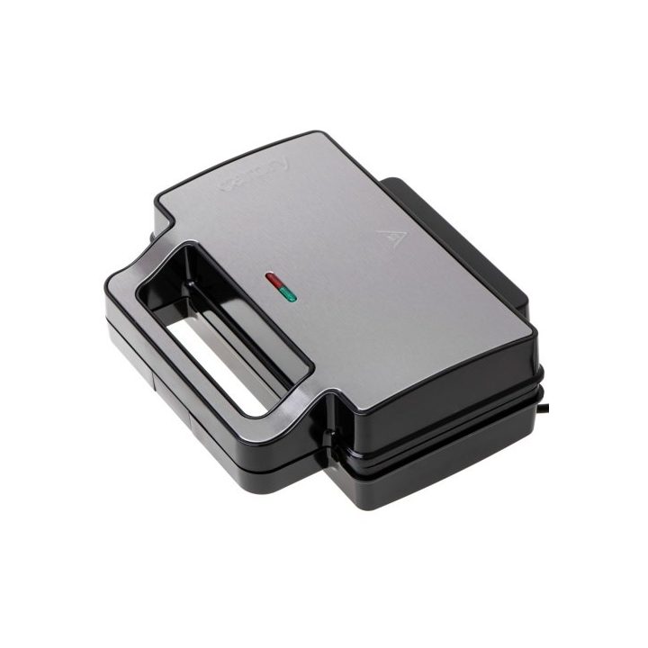 Adler CR 3074 Sandwich maker 2-in-1 Black Stainless steel
