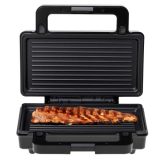 Adler CR 3074 Sandwich maker 2-in-1 Black Stainless steel