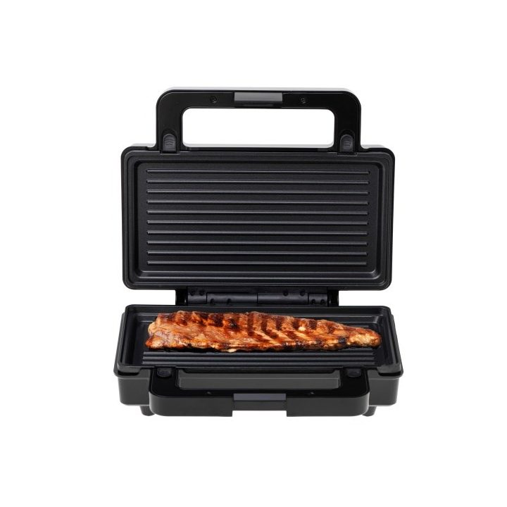 Adler CR 3074 Sandwich maker 2-in-1 Black Stainless steel