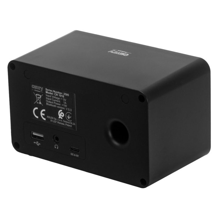 Camry CR 1918 Internet Radio 2.4” Black