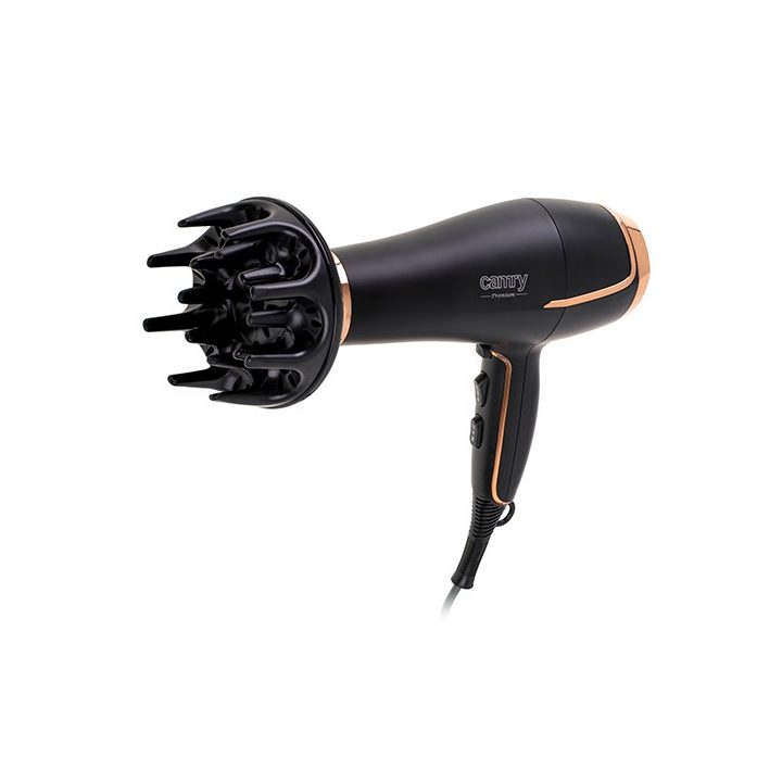 Camry CR 2255 hair dryer Black Gold 2000 W