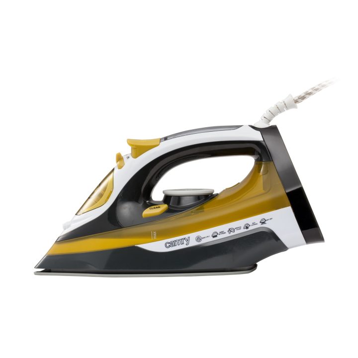 Camry CR 5029 iron Steam iron Black Yellow 2400 W