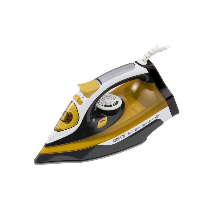 Camry CR 5029 iron Steam iron Black Yellow 2400 W
