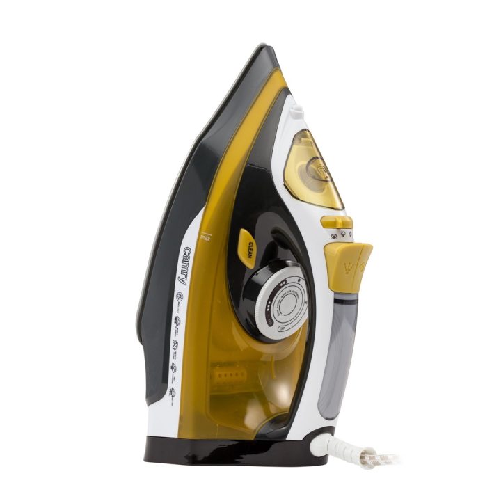 Camry CR 5029 iron Steam iron Black Yellow 2400 W
