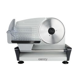 Camry Premium CR 4702 slicer Electric Black Grey Satin steel Stainless steel