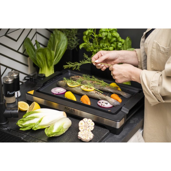 Electric Grill ADLER AD 6613 Table grill 3000W Black