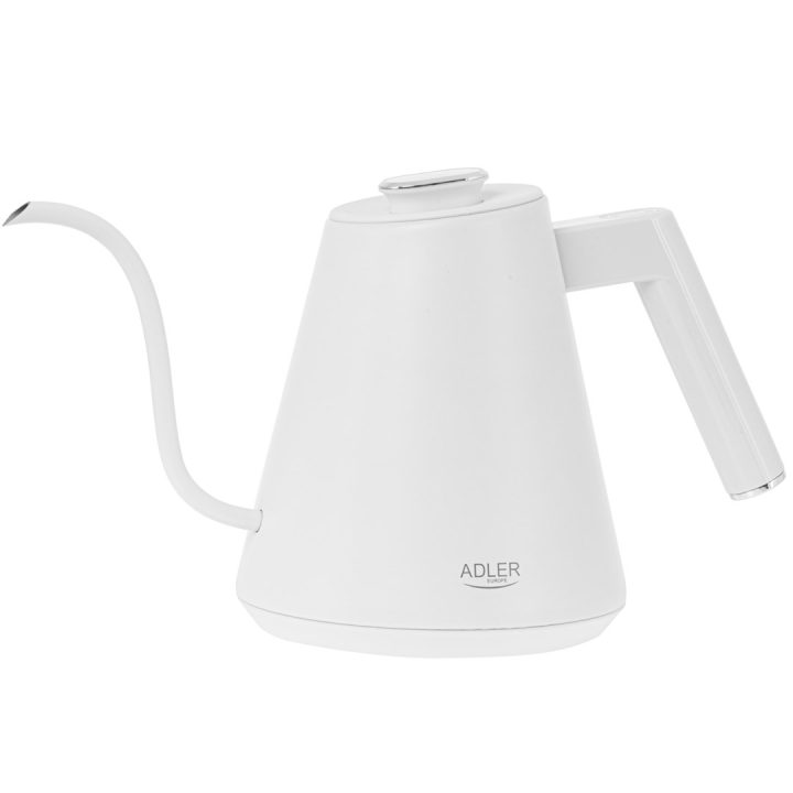 Electric kettle ADLER AD 1349w with long spout 1.0L White