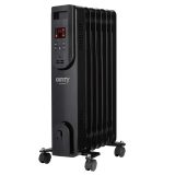 Electric oil heater with remote control CAMRY CR 7812 7 ribs 1500 W black