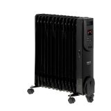 Electric oil heater with remote control CAMRY CR 7814 13 fins 2500 W black