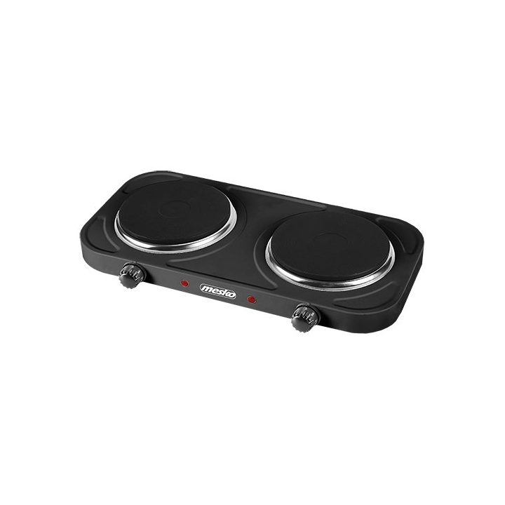 Mesko Home MS 6509 hob Black Countertop Sealed plate 2 zone(s)