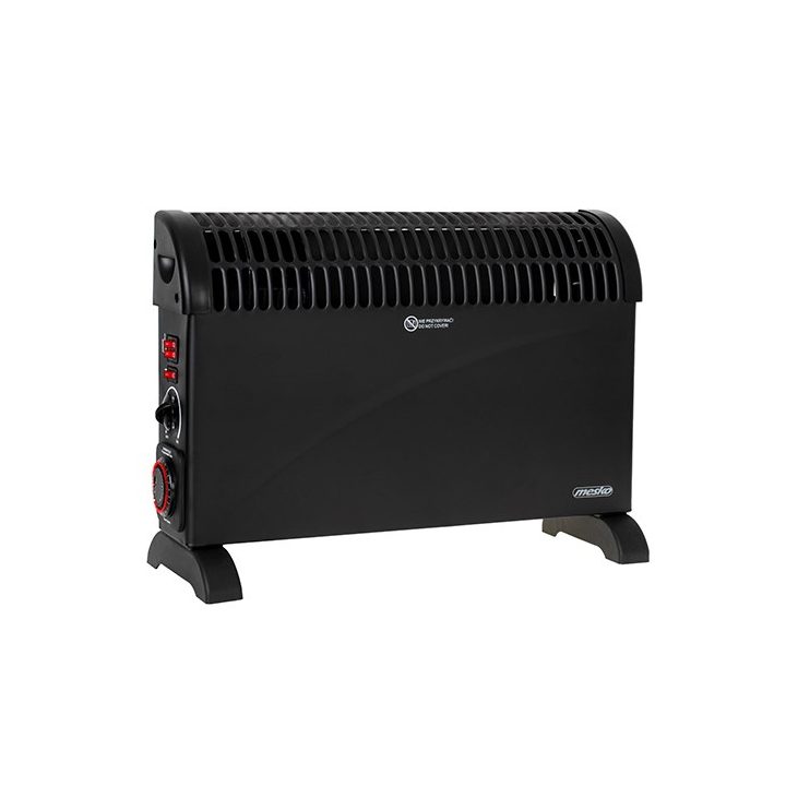 Mesko Home MS 7741 Indoor Black 2000 W Convector electric space heater