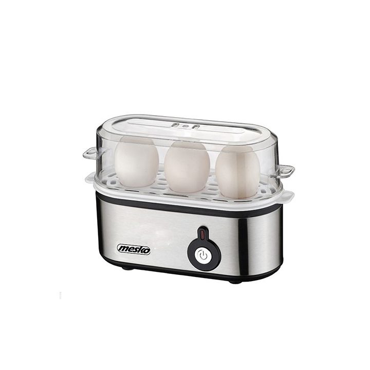 Mesko MS 4485 egg cooker 3 egg(s) 210 W Black Silver Transparent
