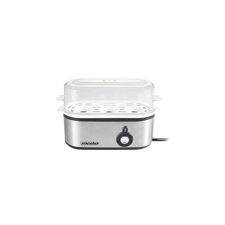 Mesko MS 4485 egg cooker 3 egg(s) 210 W Black Silver Transparent