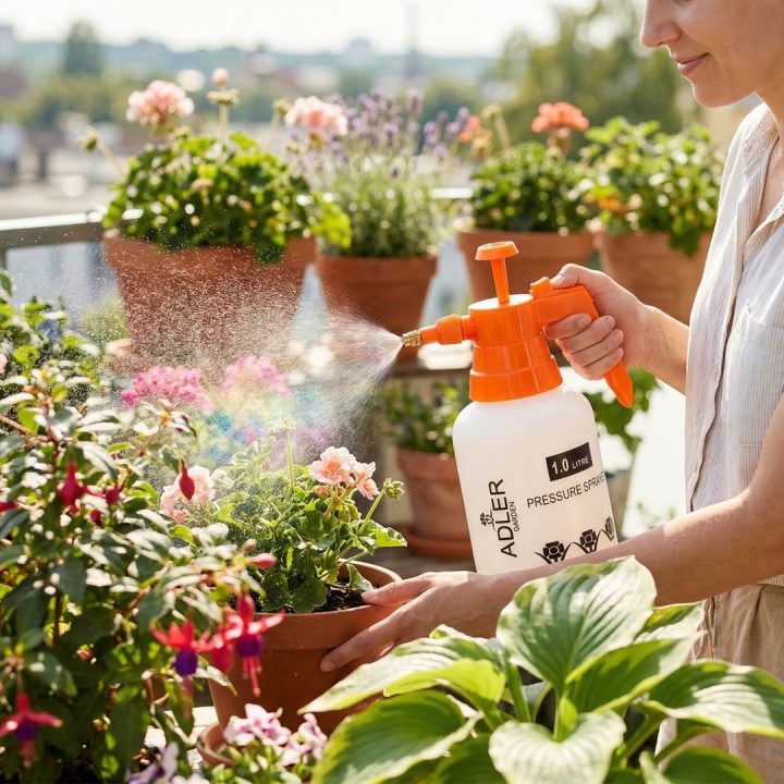 Pressure Sprayer ADLER AD 6811 manual 1L White Orange