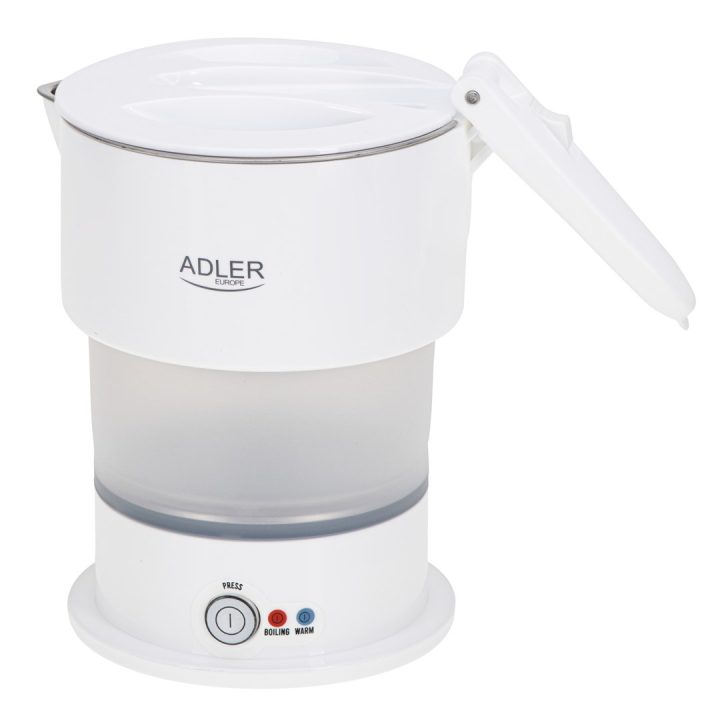 Silicone kettle ADLER AD 1377w White