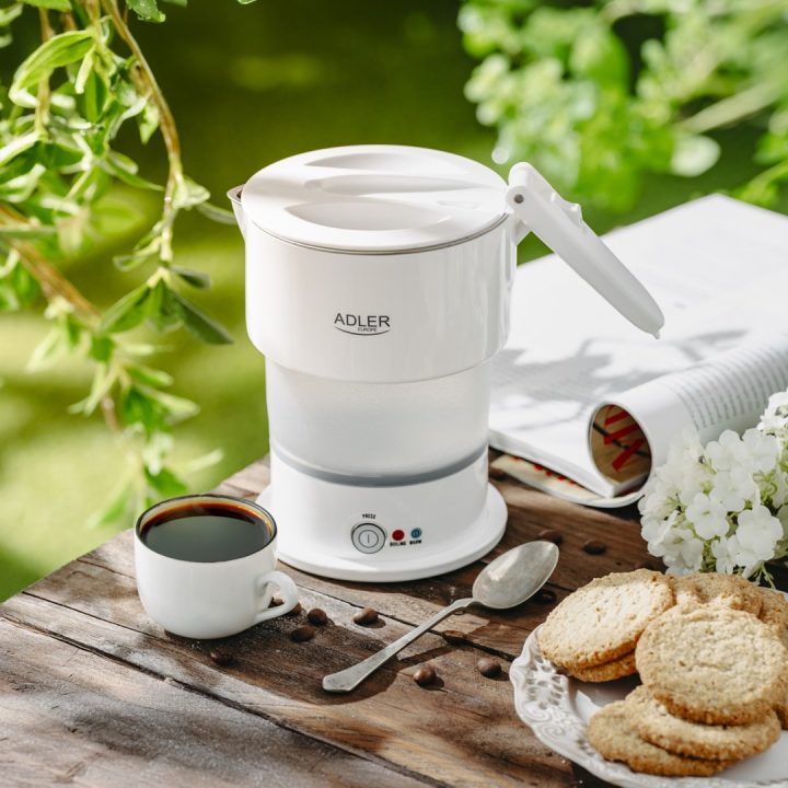 Silicone kettle ADLER AD 1377w White