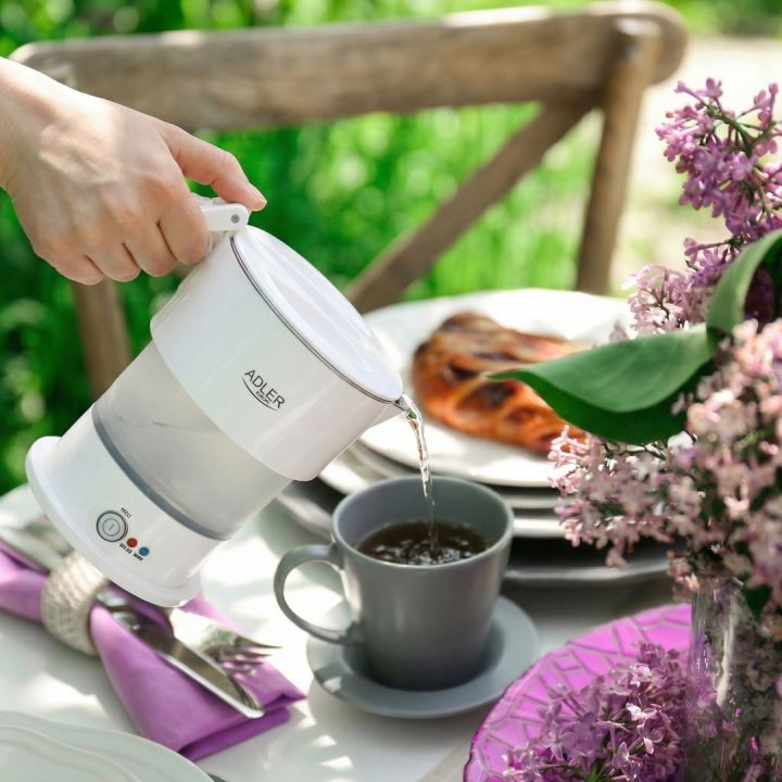 Silicone kettle ADLER AD 1377w White