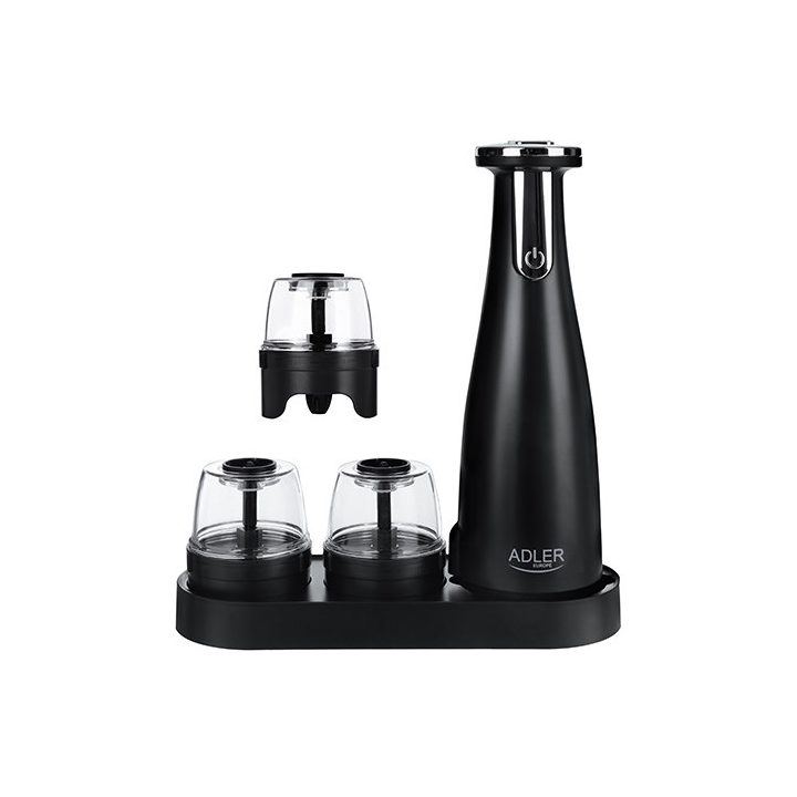 Spice mill set Adler AD 4449B Black