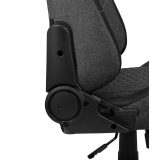 Aerocool CROWNASHBK Ergonomic Gaming Chair Adjustable Cushions AeroWeave Technology Black