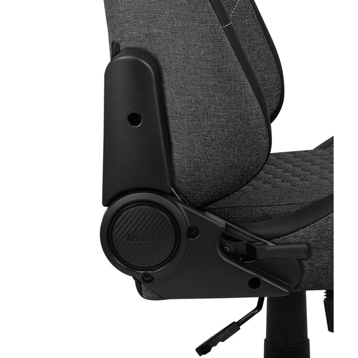 Aerocool CROWNASHBK Ergonomic Gaming Chair Adjustable Cushions AeroWeave Technology Black