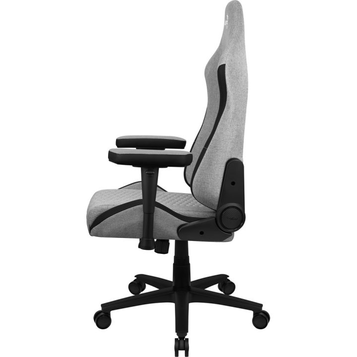 Aerocool CROWNASHGR Ergonomic Gaming Chair Adjustable Cushions AeroWeave Technology Grey