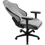 Aerocool CROWNASHGR Ergonomic Gaming Chair Adjustable Cushions AeroWeave Technology Grey