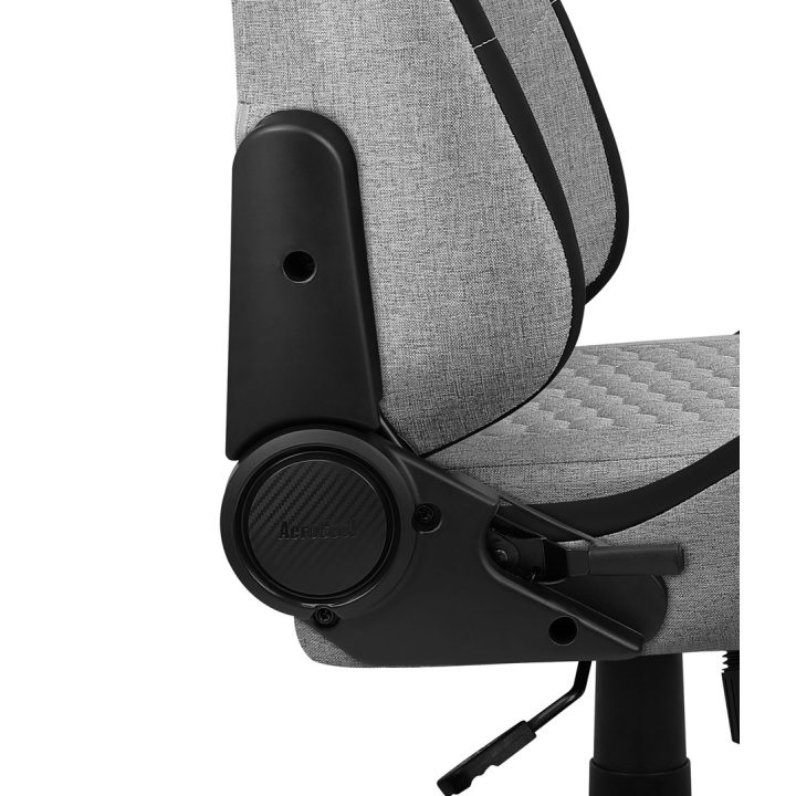 Aerocool CROWNASHGR Ergonomic Gaming Chair Adjustable Cushions AeroWeave Technology Grey