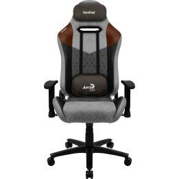 Aerocool DUKE AeroSuede Universal gaming chair Black Brown Grey