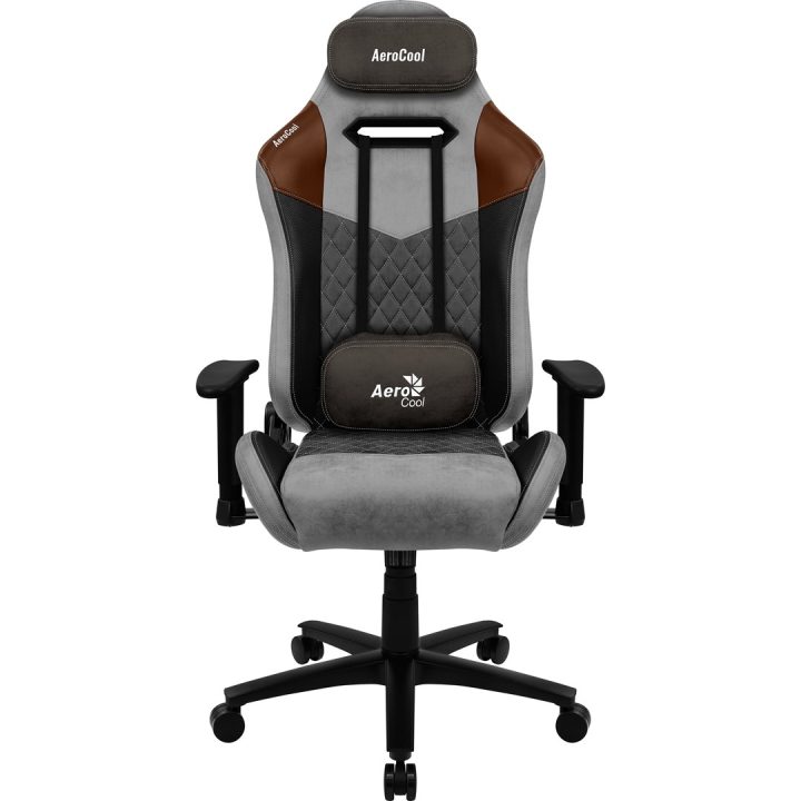 Aerocool DUKE AeroSuede Universal gaming chair Black Brown Grey