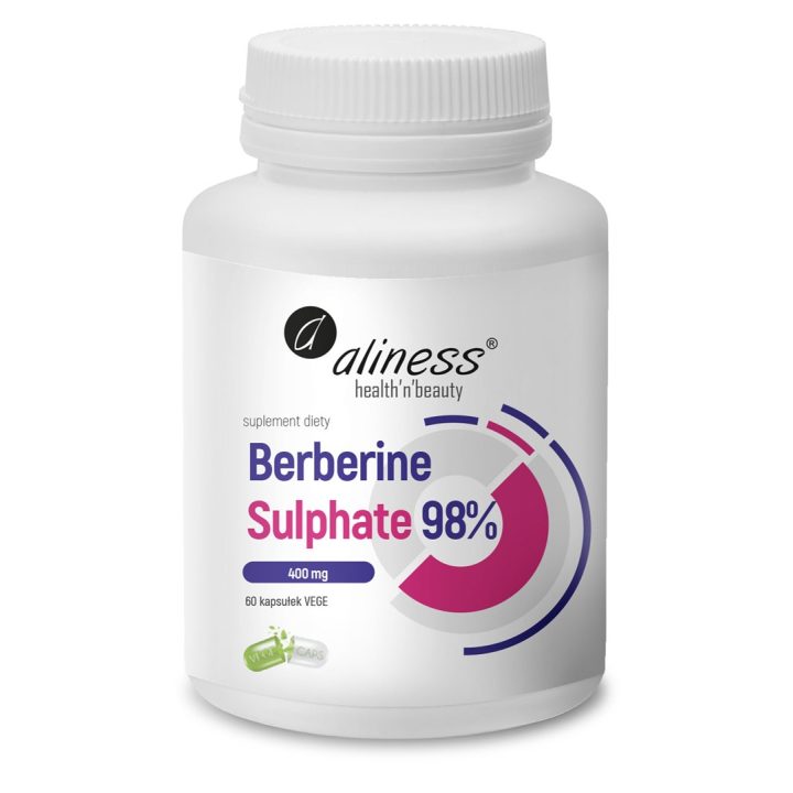 ALINESS Berberine Sulphate 98% 400 mg – dietary supplement – 60 capsules