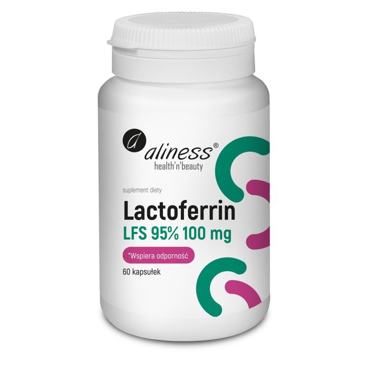 ALINESS Lactoferrin LFS 95% 100 mg – dietary supplement – 60 capsules