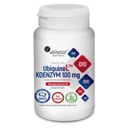 ALINESS UbiquinoL Kaneka Natural Coenzyme 100 mg – dietary supplement – 60 capsules