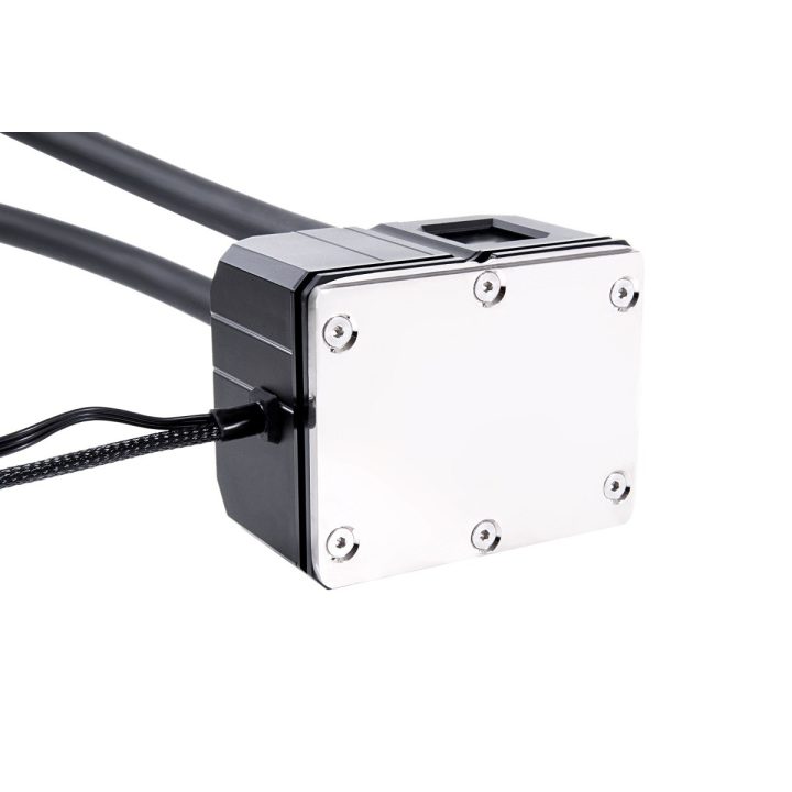 Alphacool Eisbaer Pro Aurora 360 Processor All-in-one liquid cooler 12 cm Black White 1 pc(s)